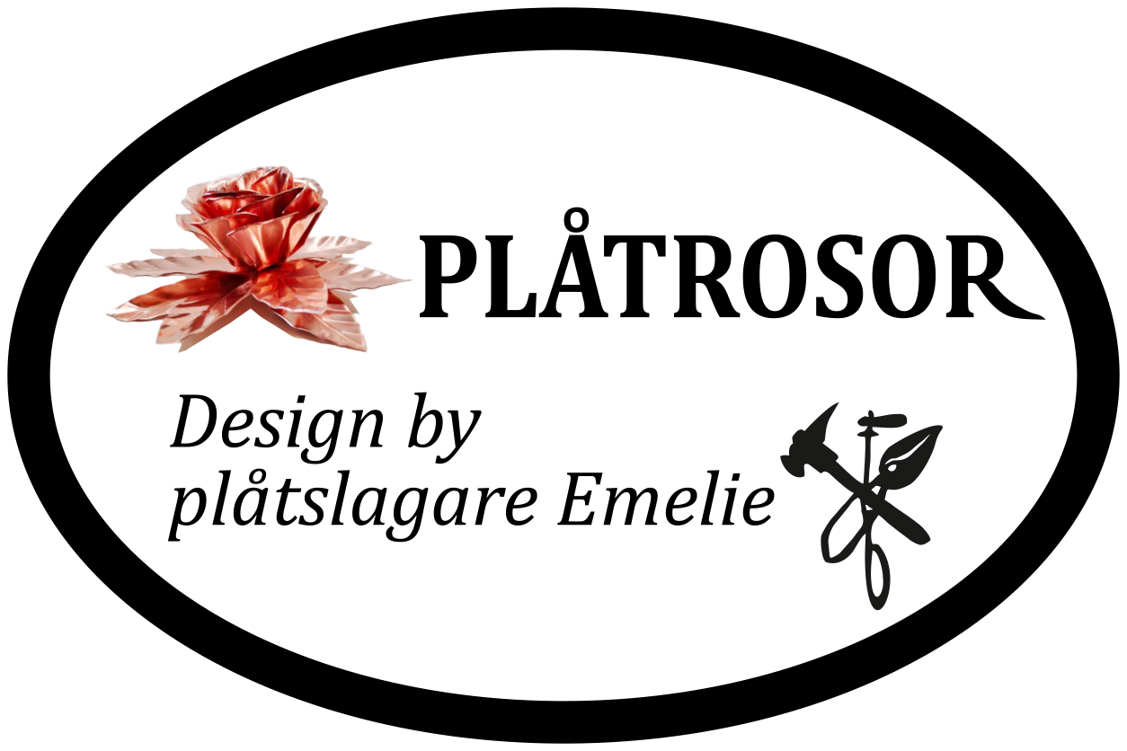Plåtrosor Design by Emelie